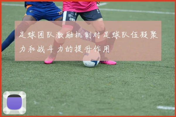 足球团队激励机制对足球队伍凝聚力和战斗力的提升作用